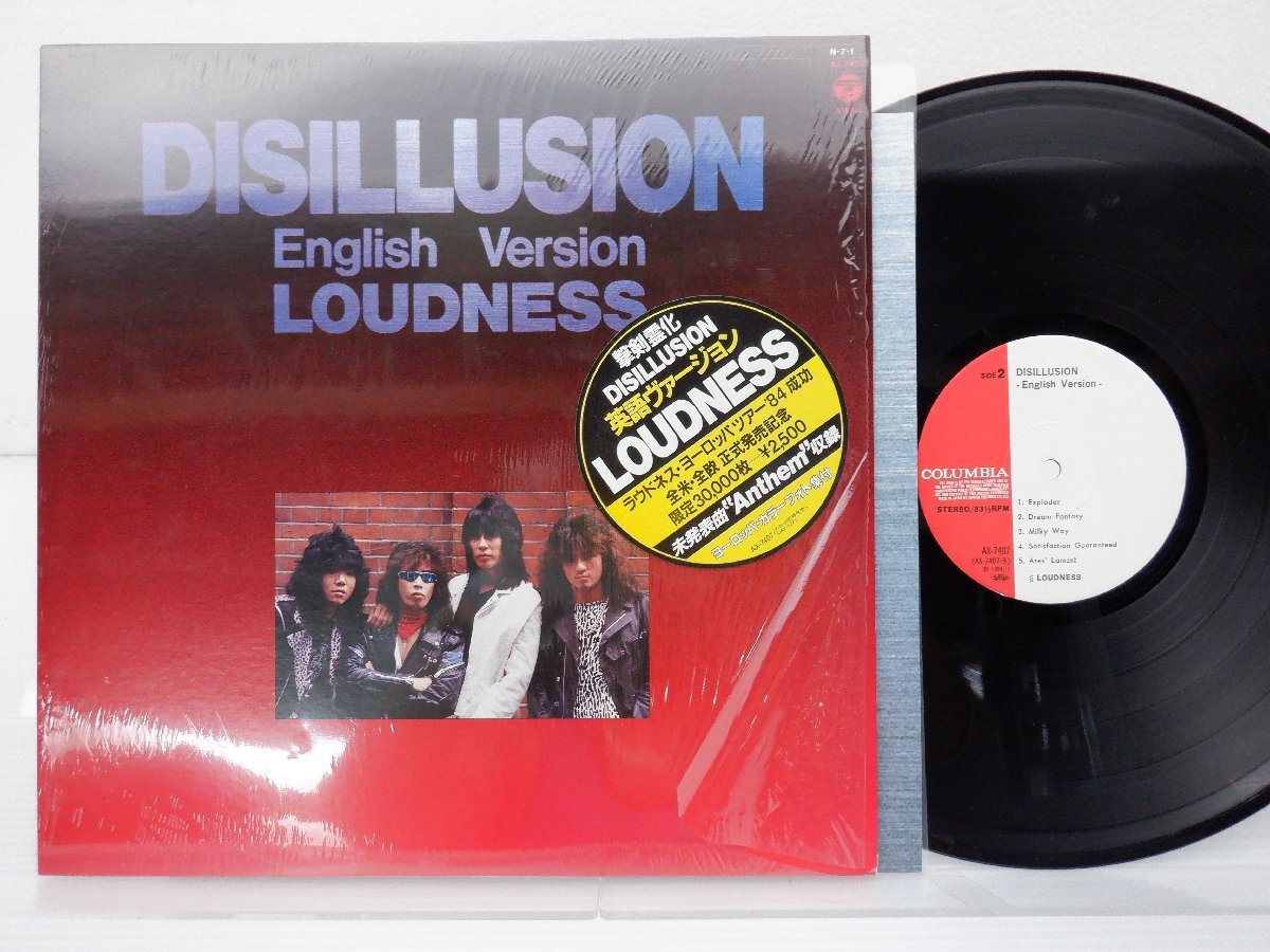 Loudness「Disillusion 」LP（12インチ）/Denon/Nippon Columbia(AX-7407)/邦楽ロック_画像1