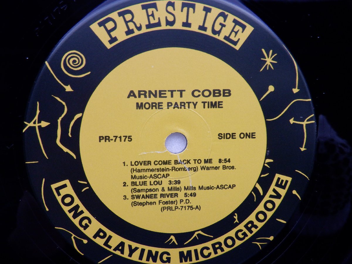 Arnett Cobb(アーネット・コブ)「More Party Time」LP（12インチ）/Prestige(PRLP 7175)/ジャズ_画像2