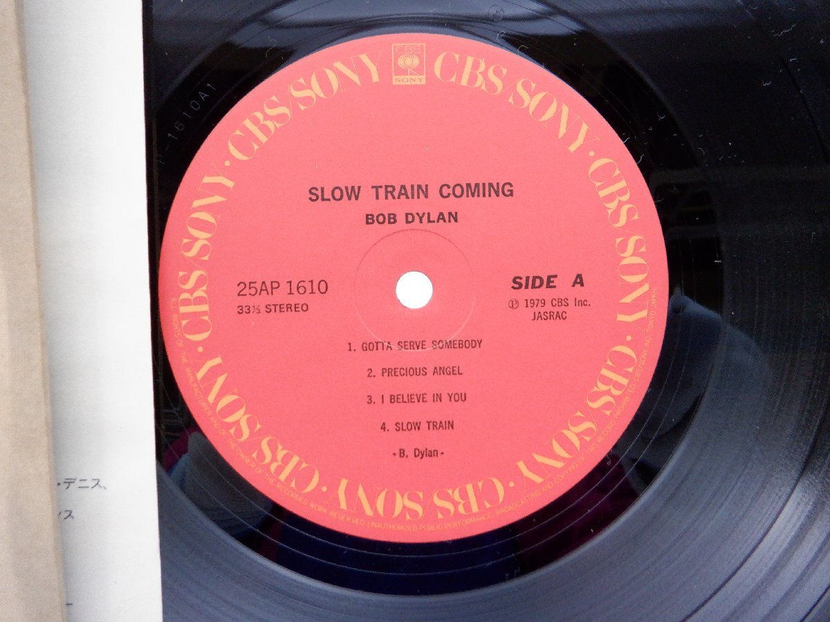 Bob Dylan「Slow Train Coming」LP（12インチ）/CBS/Sony(25AP 1610)/Rock_画像2