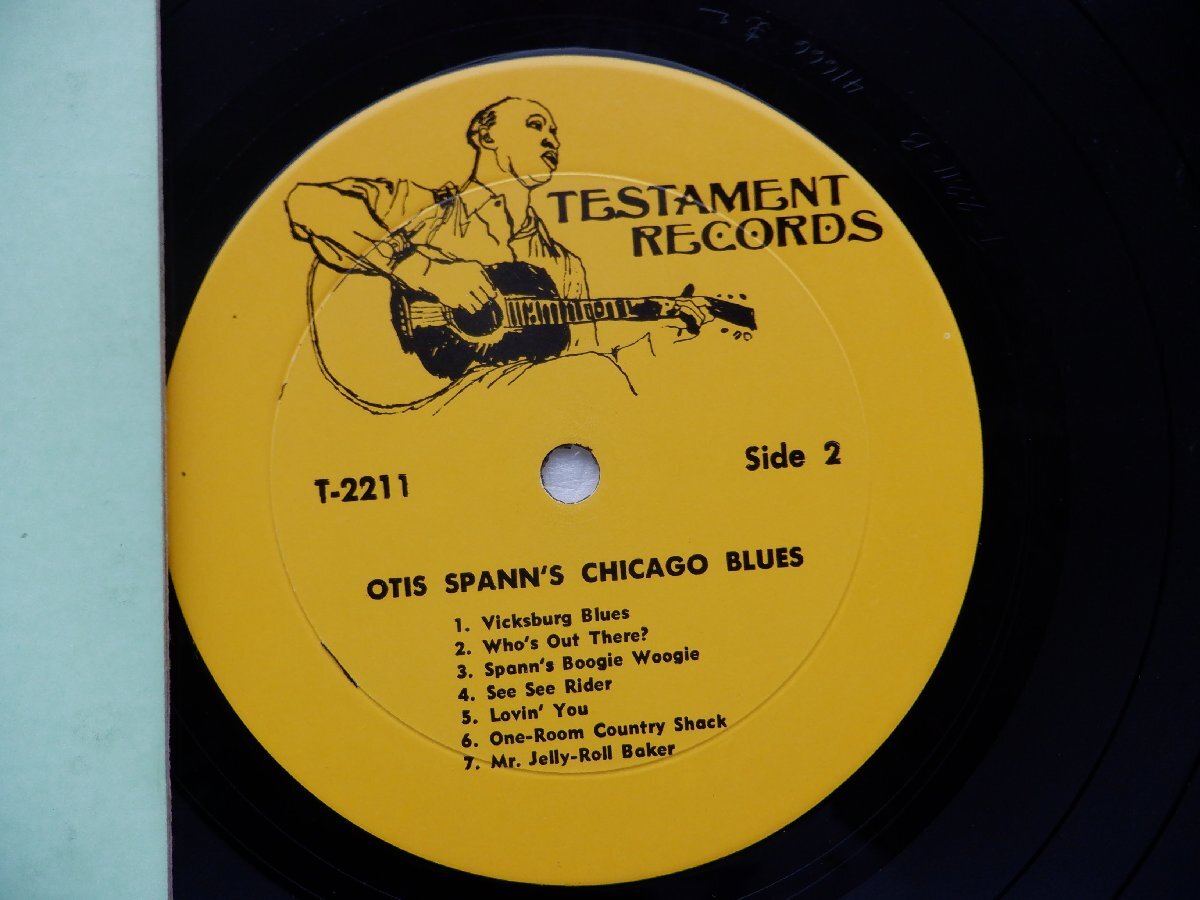 Otis Spann「Otis Spann's Chicago Blues」LP（12インチ）/Testament Records(T-2211)/ブルース_画像2