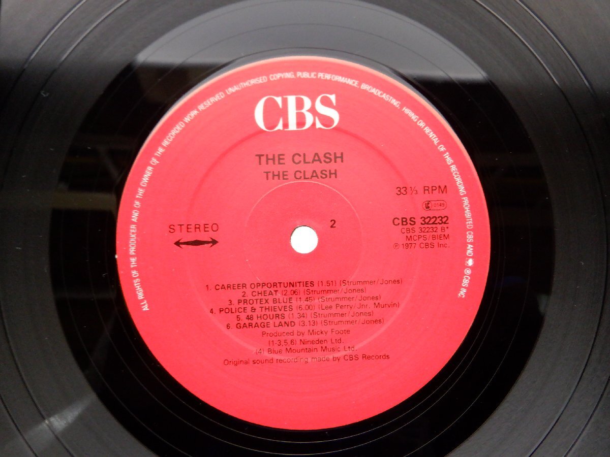 The Clash(クラッシュ)「The Clash」LP（12インチ）/CBS(CBS 32232)/ロック_画像2