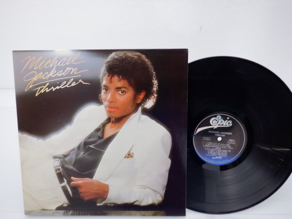 Michael Jackson(マイケル・ジャクソン)「Thriller(スリラー)」LP（12インチ）/EPIC/SONY(QE 38112)/ポップス_画像1