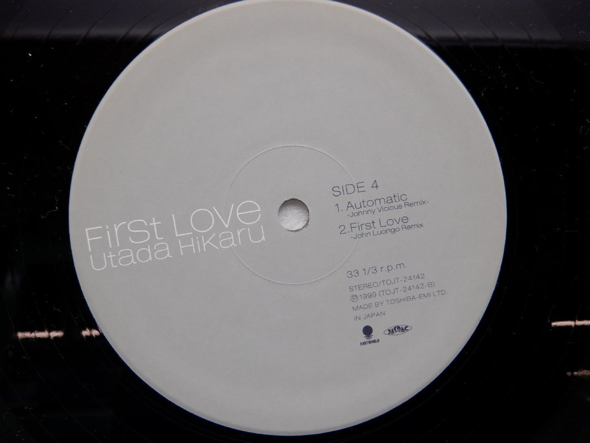 宇多田ヒカル「First Love(ファースト・ラブ)」LP（12インチ）/Eastworld Records(TOJT-24141-2)/ポップス_画像2