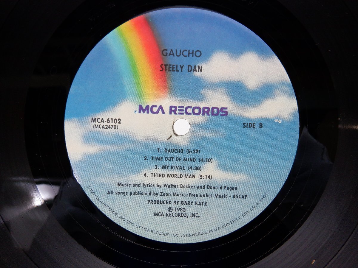 【US盤/Msaterdisk刻印】Steely Dan(スティーリー・ダン)「Gaucho」LP（12インチ）/MCA Records(MCA-6102)/ジャズ_画像2