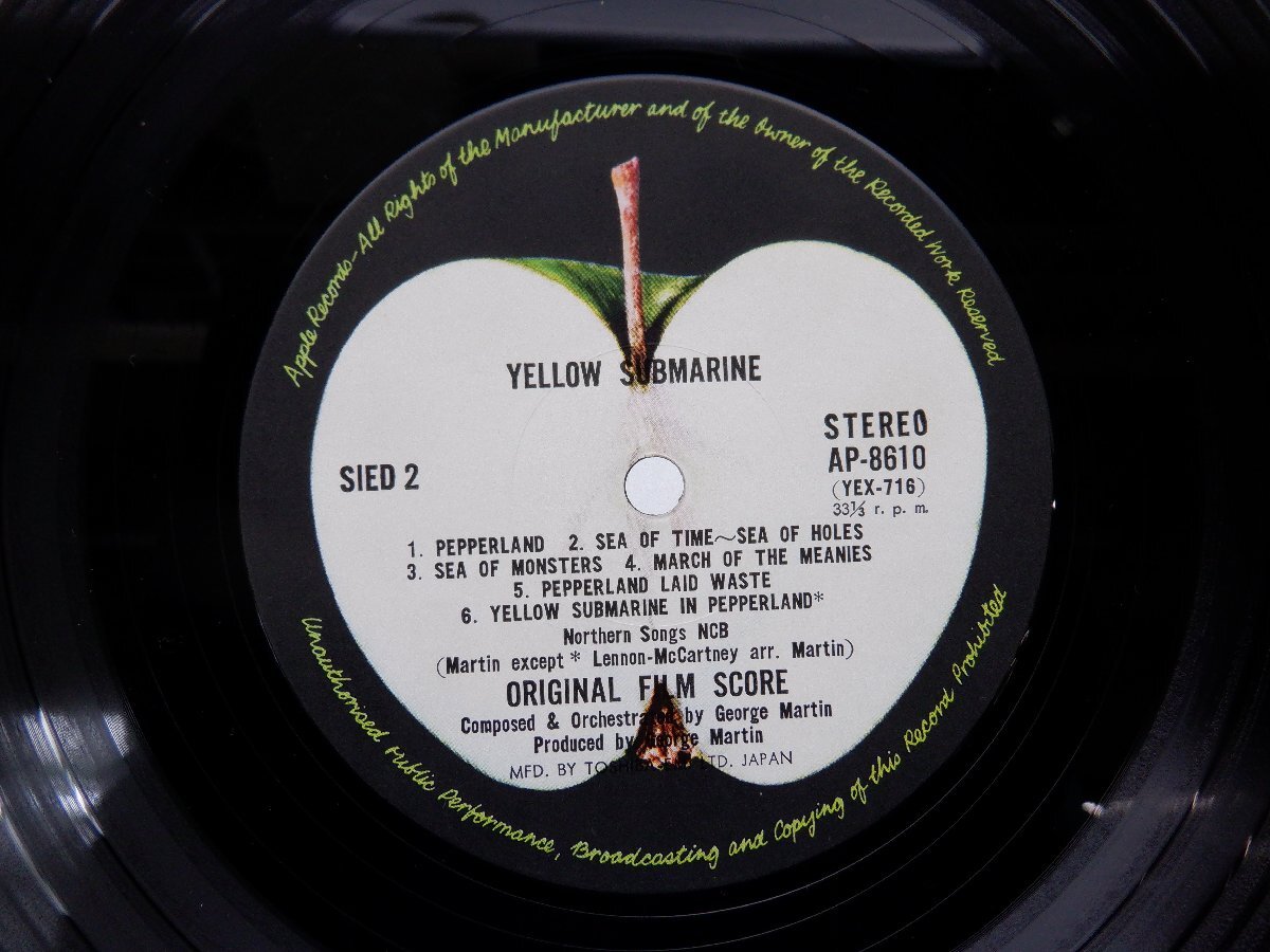 The Beatles(ビートルズ)「Yellow Submarine(イエロー・サブマリン)」LP（12インチ）/Apple Records(AP-8610)/洋楽ロック_画像2