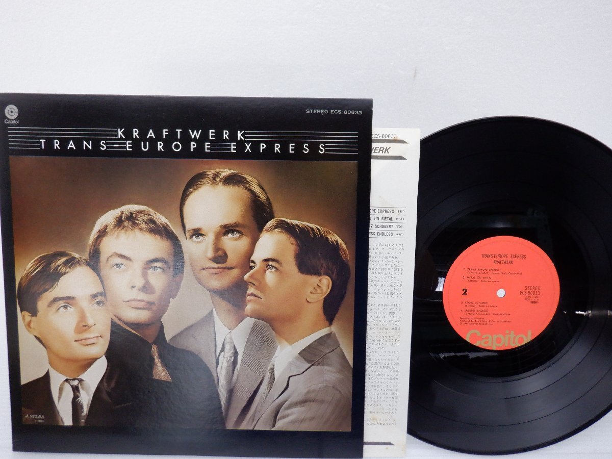 Kraftwerk(クラフトワーク)「Trans-Europe Express(ヨーロッパ特急)」LP（12インチ）/Capitol Records(ECS-80833)/テクノの画像1
