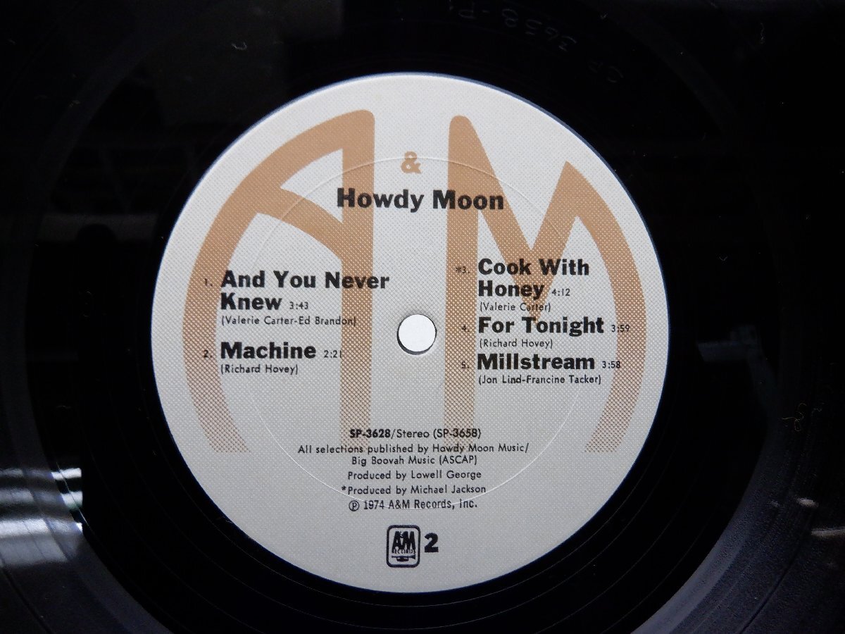 【US盤】Howdy Moon(ハウディ・ムーン)「Howdy Moon」LP（12インチ）/A&M Records(SP-3628)/Rockの画像2