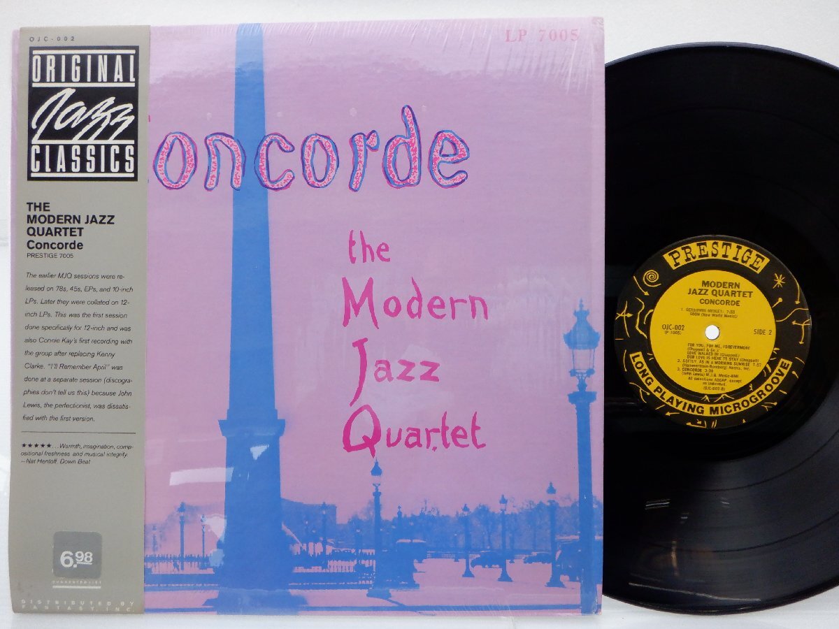 The Modern Jazz Quartet「Concorde」LP（12インチ）/Original Jazz Classics(OJC-002)/ジャズの画像1