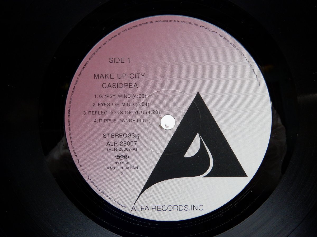 カシオペア「Make Up City」LP（12インチ）/Alfa(ALR-28007)/ジャズの画像2