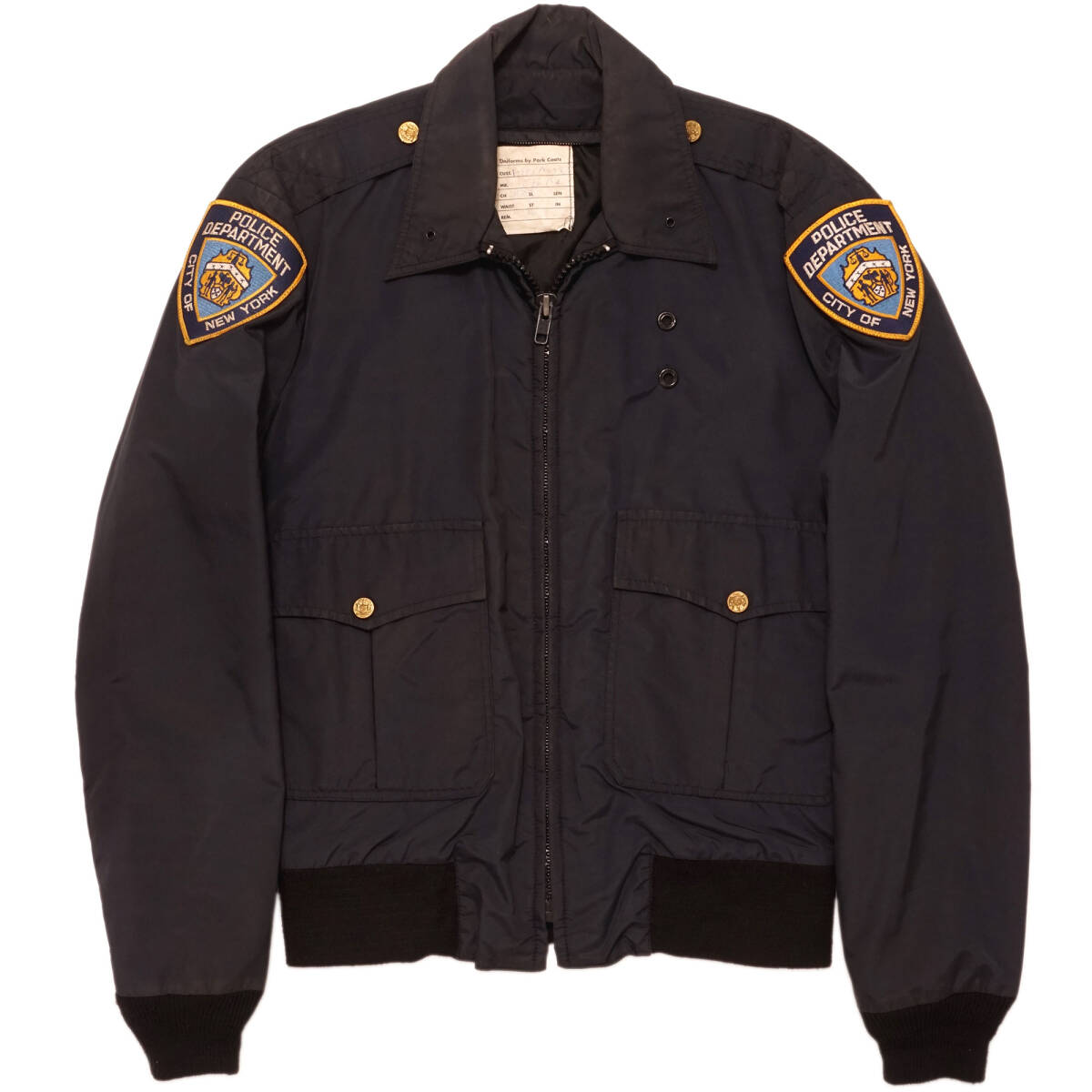 NYPD ユニフォーム デューティー ジャケット ウエストレングス S　ニューヨーク市警察 制服 PARK COATS パークコート_画像1