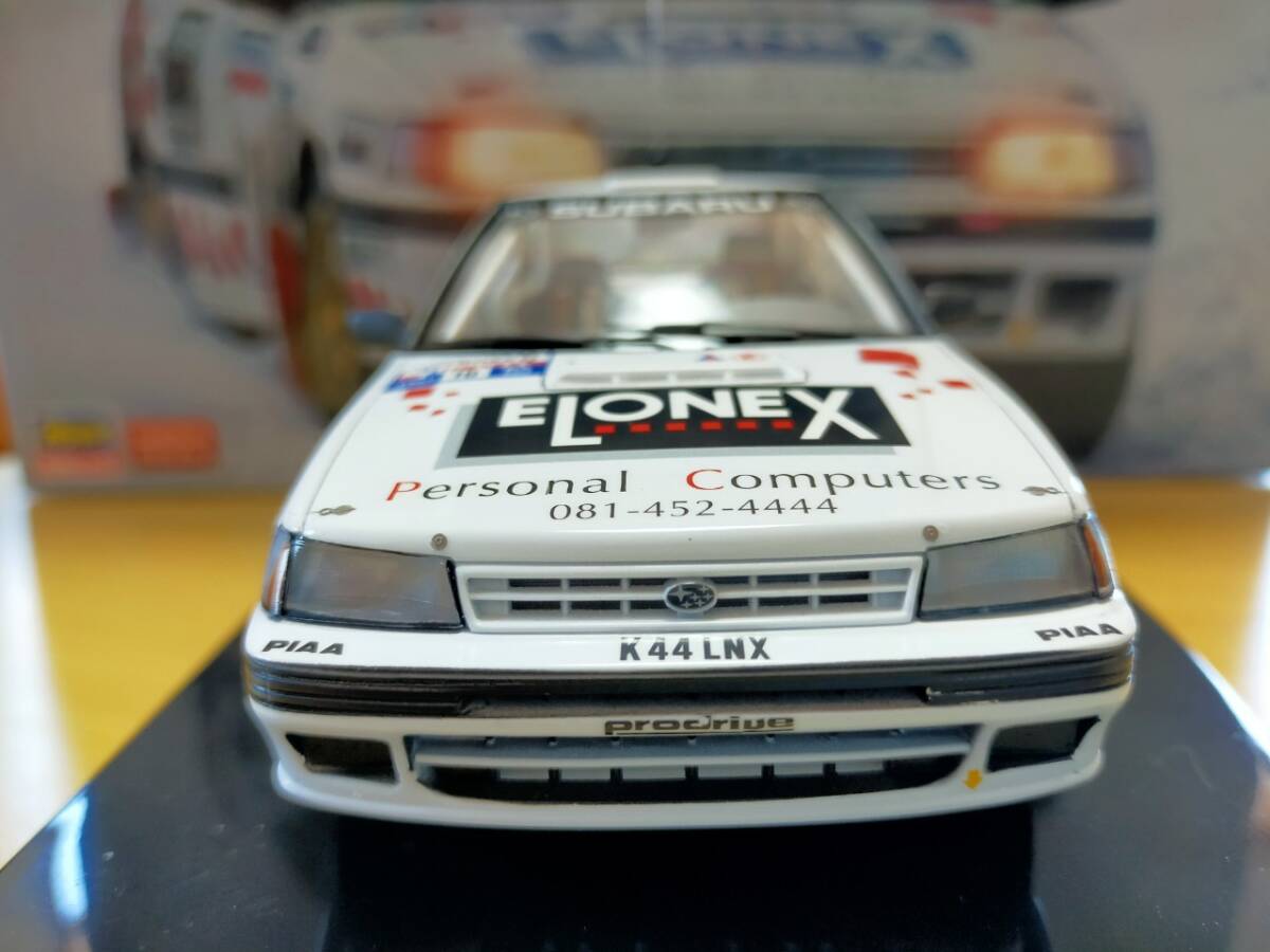 完成品ケース付き！ ハセガワ 1/24 1993　WRC　RACラリー参戦車両　スバル　レガシィRS　グループA_画像4