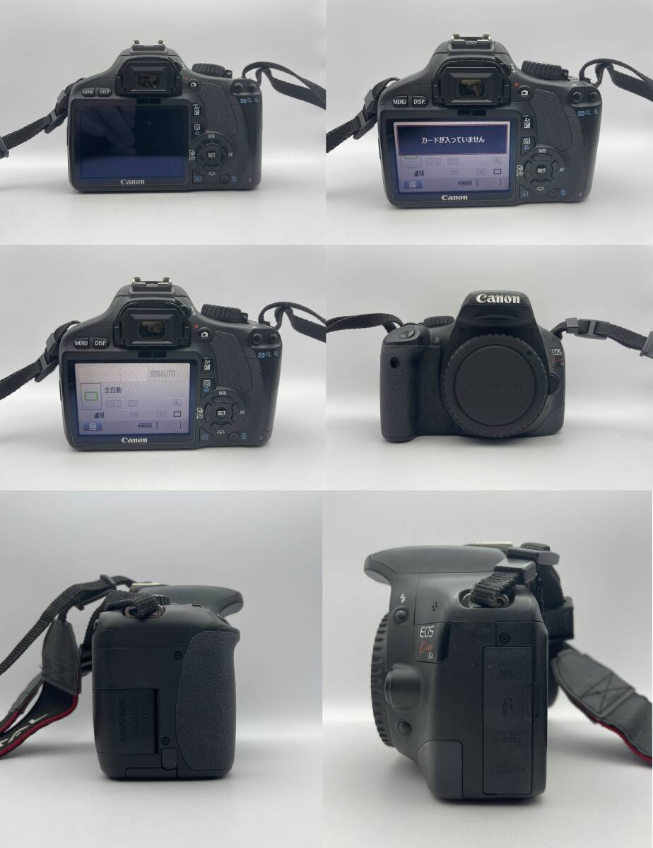 ☆Canon EOS Kiss X4 一眼 カメラ ダブルズームキット 18-55mm 55-250mm キャノン 中古☆_画像4