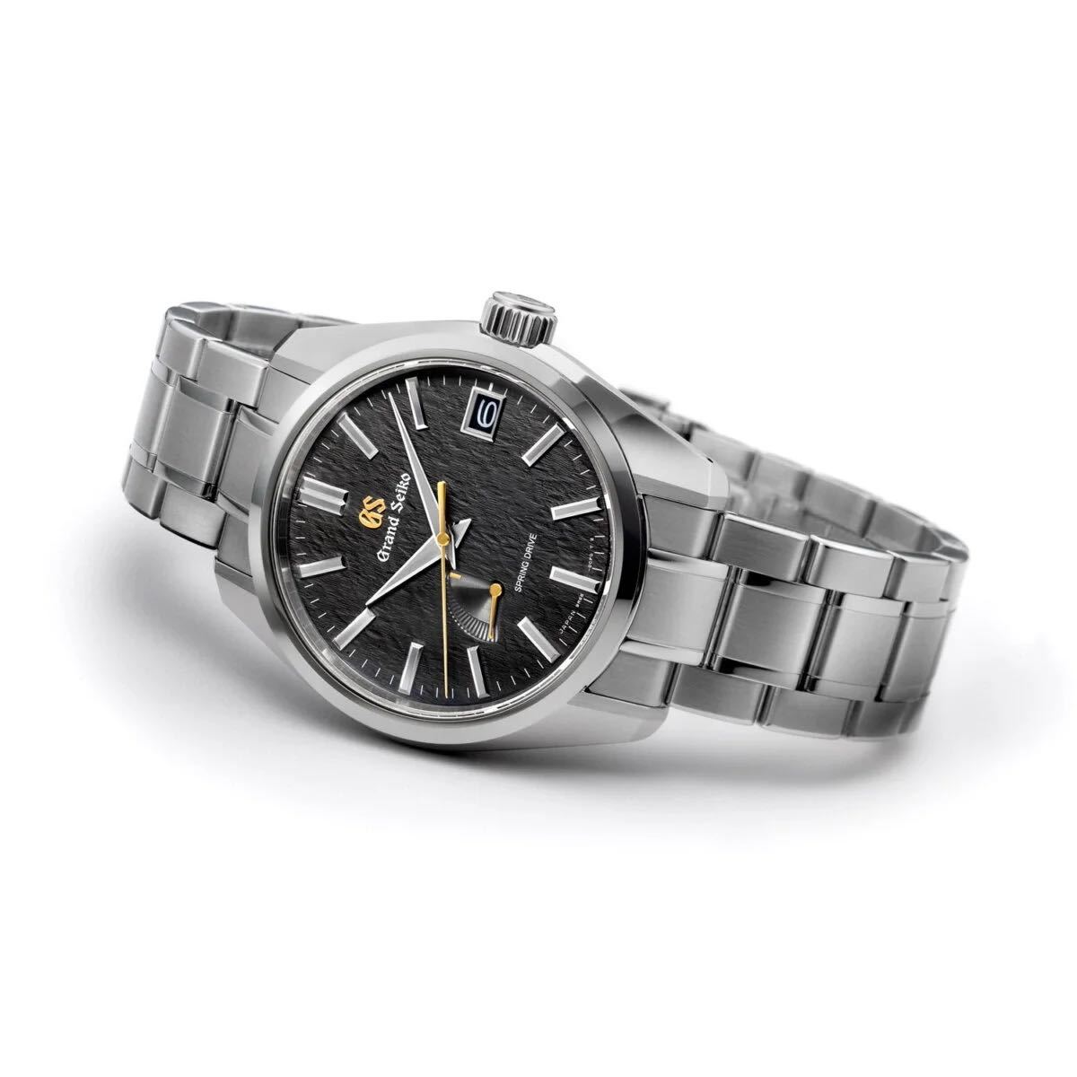 【oomiya 和歌山本店 38本限定】 grand seiko SBGA441 グランドセイコー スプリングドライブ 腕時計 限定品 希少品 雪黒_画像4