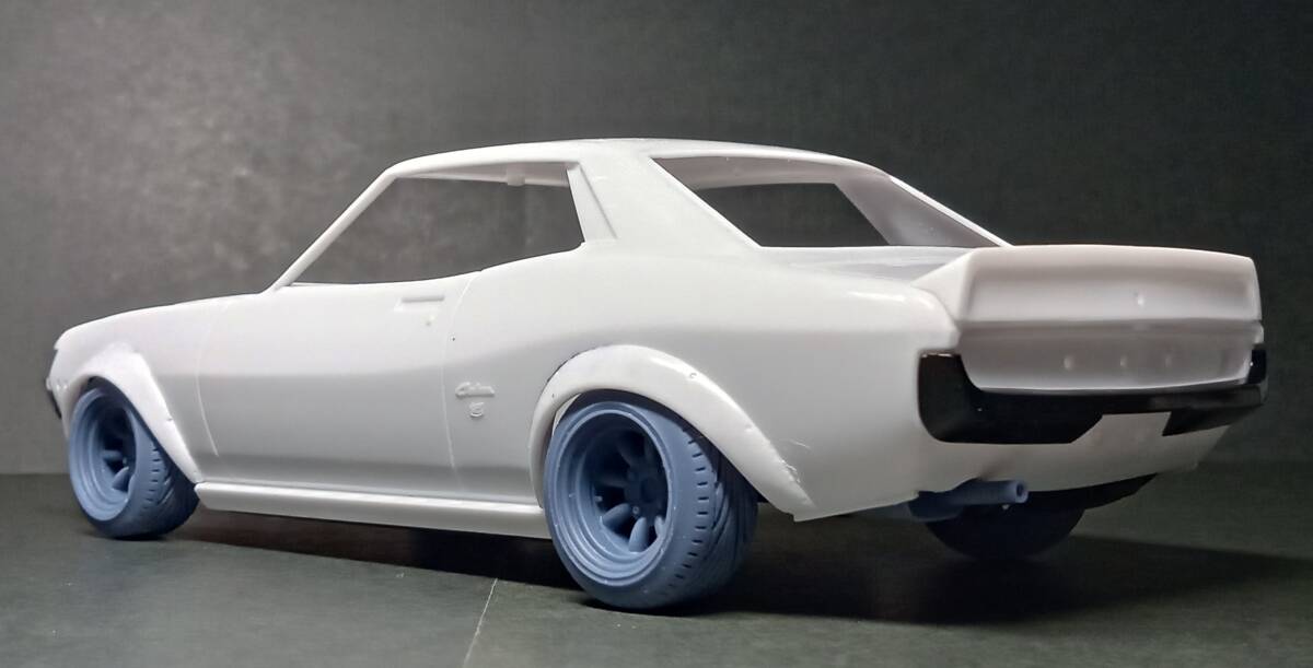 SP37 ①ハセガワ製TA22トヨタCELICA用ローダウンパーツ THEストリートシリーズ 1/24scale カーモデル用 1台分 3Dプリント レジン製の画像10