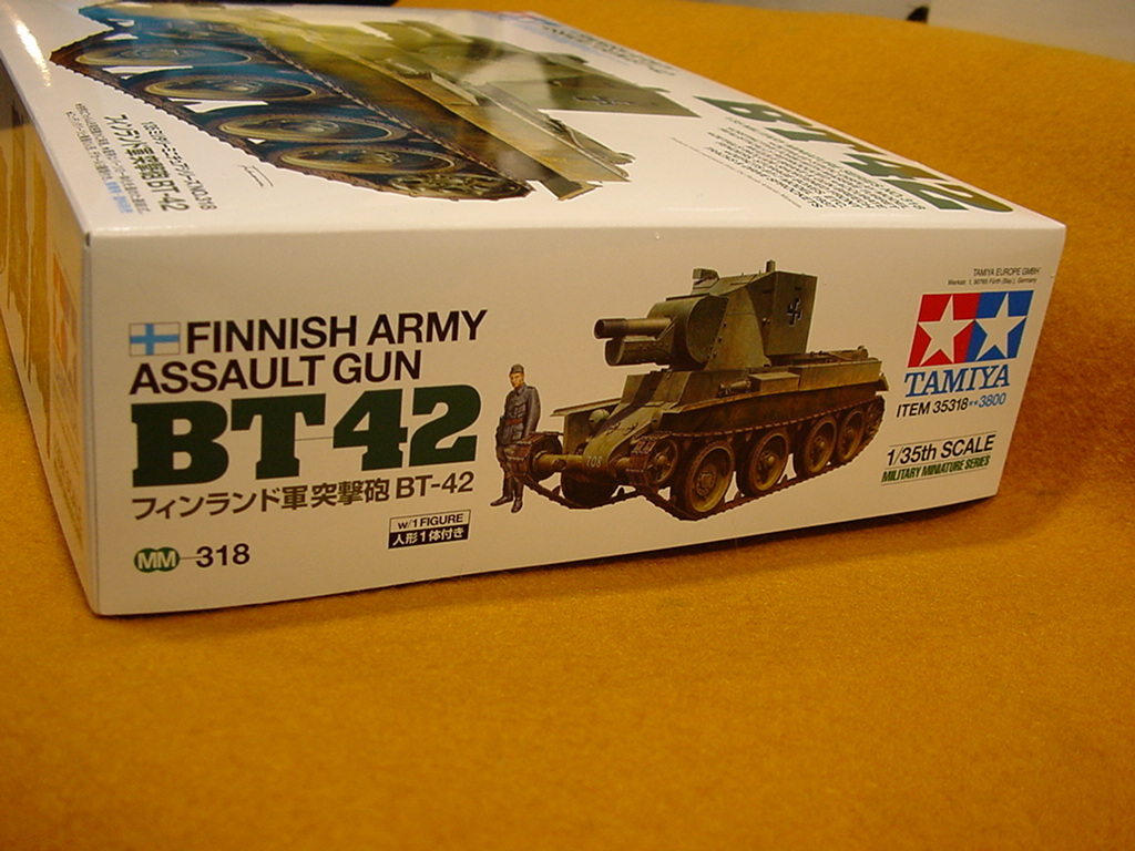 タミヤ フィンランド軍 突撃砲 BT-42☆エッチングパーツ付き☆1/35 ミリタリーミニチュアシリーズNO.318の画像2