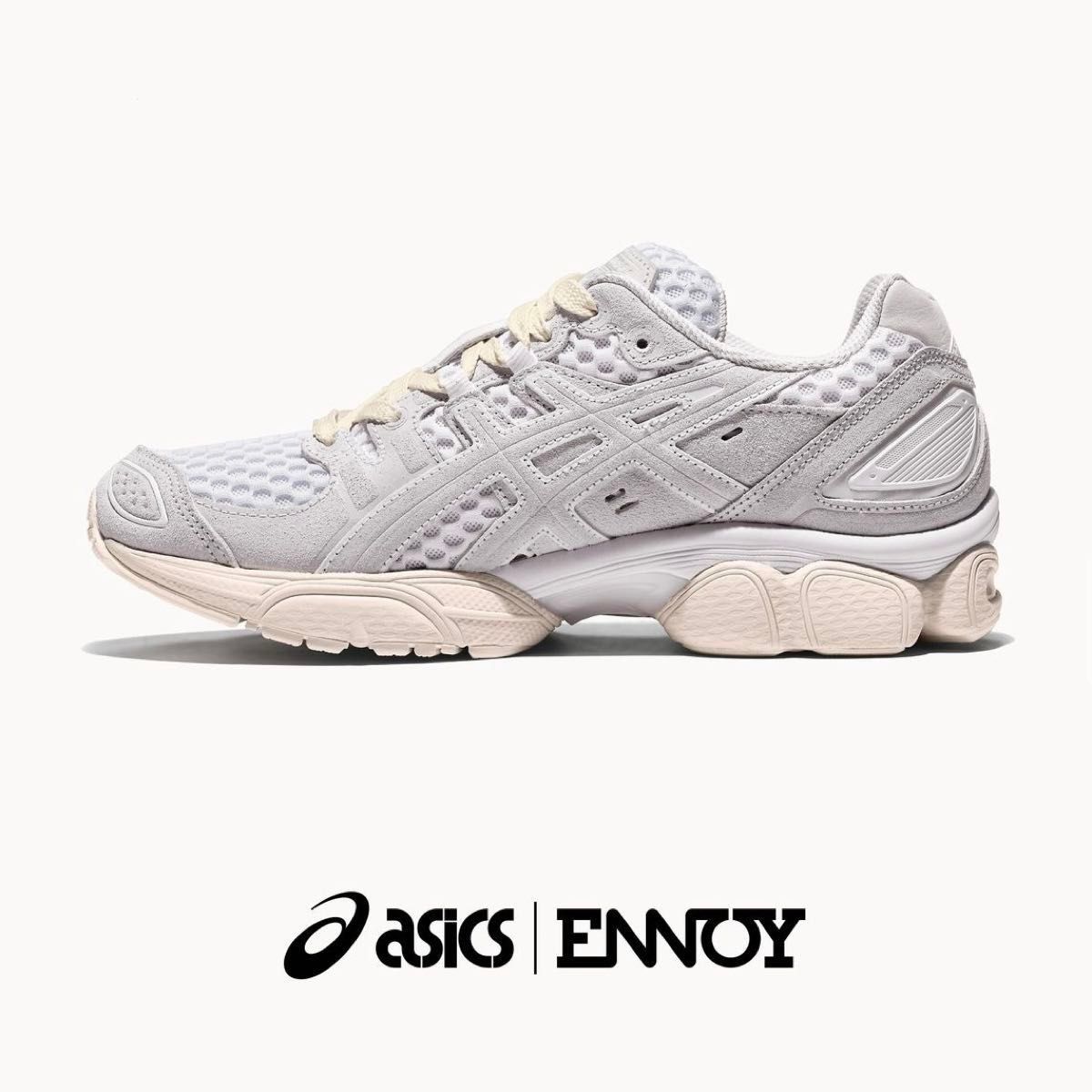 【26.5】ENNOY asics GEL-NIMBUS 9 (WHITE / CREAM) 