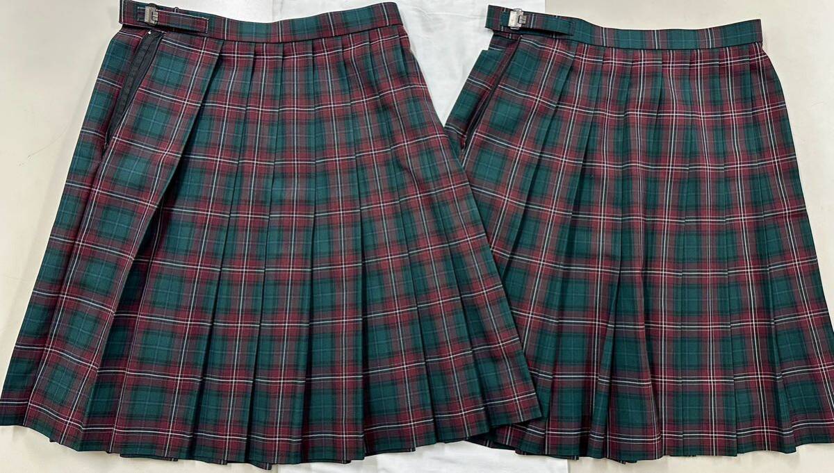 江戸川学園取手高等学校中学校女子制服　大サイズ　冬スカート 夏スカートセット