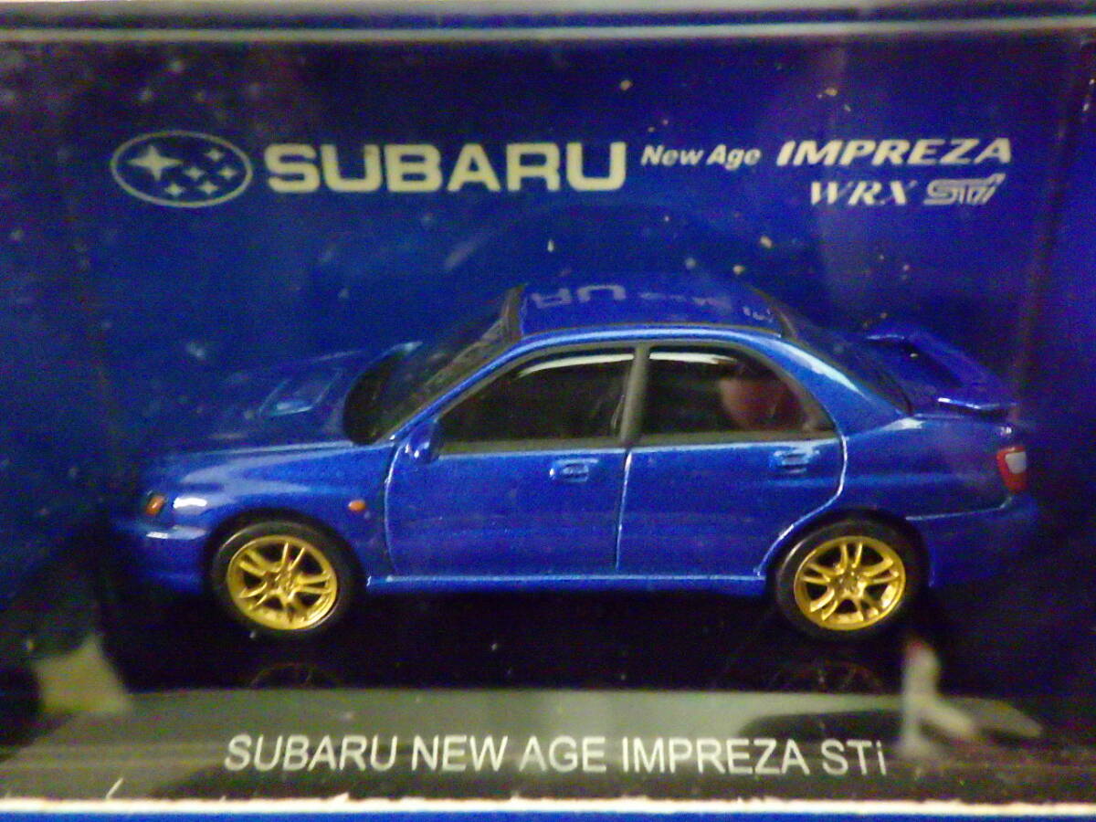 AUTOart SUBARU インプレッサ IMPPREZA WRXSTI 2001 ブルーの画像4