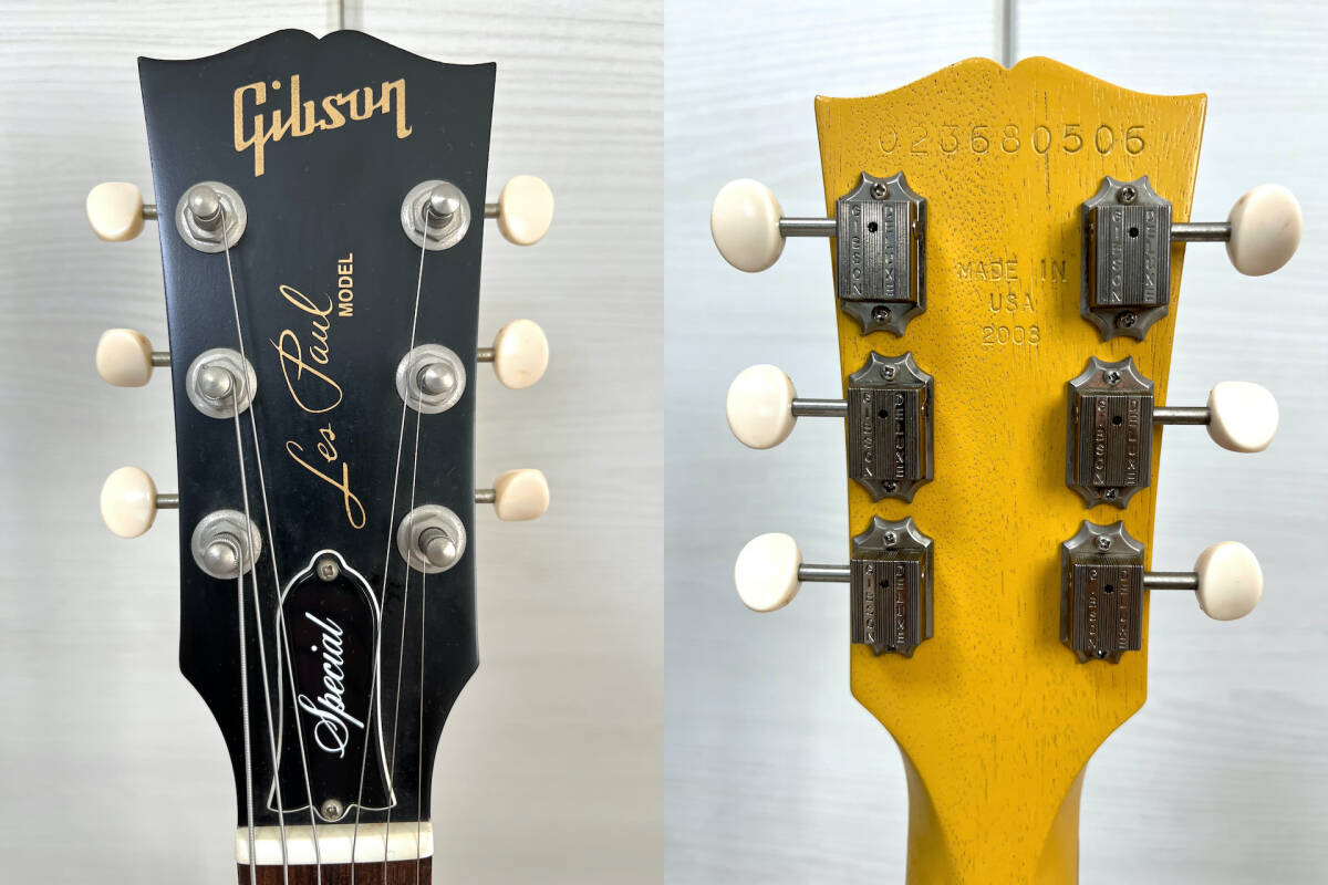【2003年製】Gibson Les Paul Special DC Faded Worn Yellow ギブソン レスポール スペシャル ダブルカッタウェイ【中古】の画像5
