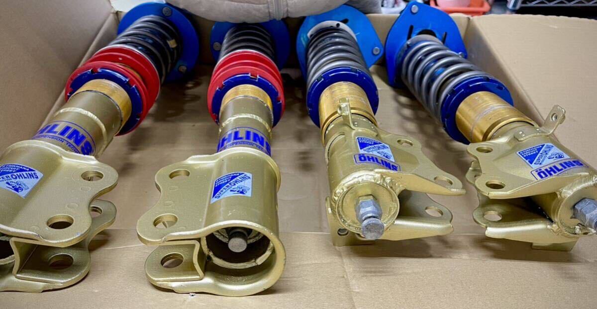 MR-S ZZW30 Super OHLINS20段減衰調整車高調 スーパーオーリンズ OH後700km 中古品 の画像2