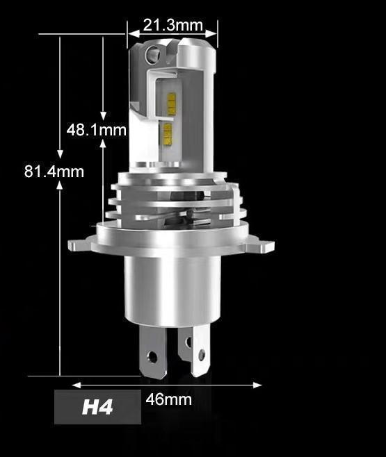 次世代型ZESチップ搭載 H4LED Hi/Lo 16000LM 車 トラック バイク用 DC12V DC24V兼用_画像3