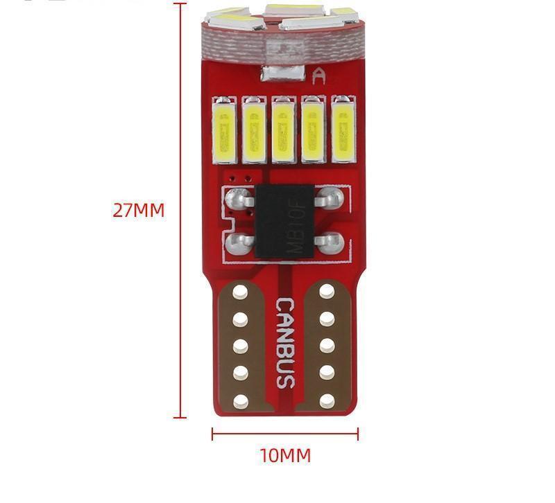 T10 T16 LED バルブ 爆光 15連 6500K ホワイト 2個セット_画像3