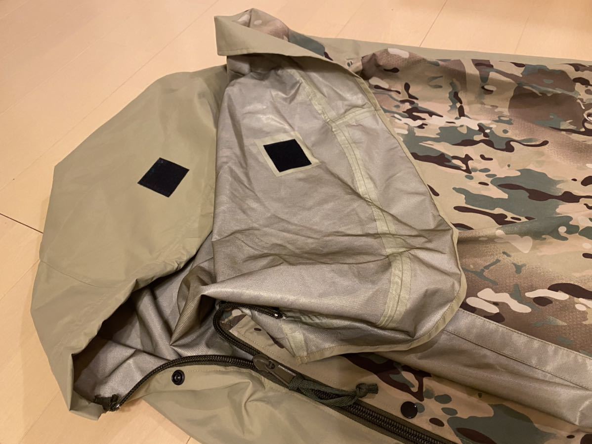 米軍 MSS Modular Sleep System Type Multicam Bivy cover GTX 寝袋 シュラフ マルチカム (軍幕 野営 パップテント シェルターハーフ )の画像3