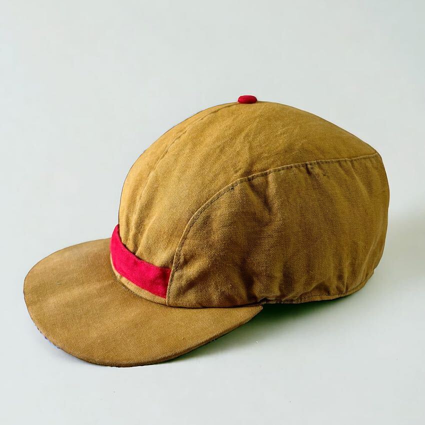希少 60's VINTAGE ハンティング キャップ イヤーフラップ ビンテージ キャップ ダック地 キャップ 帽子 アウトドア 60年代 アメリカ購入の画像5