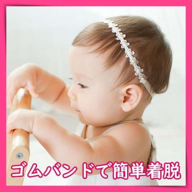  baby hair band Katyusha hair ornament small flower pearl white girl SNS