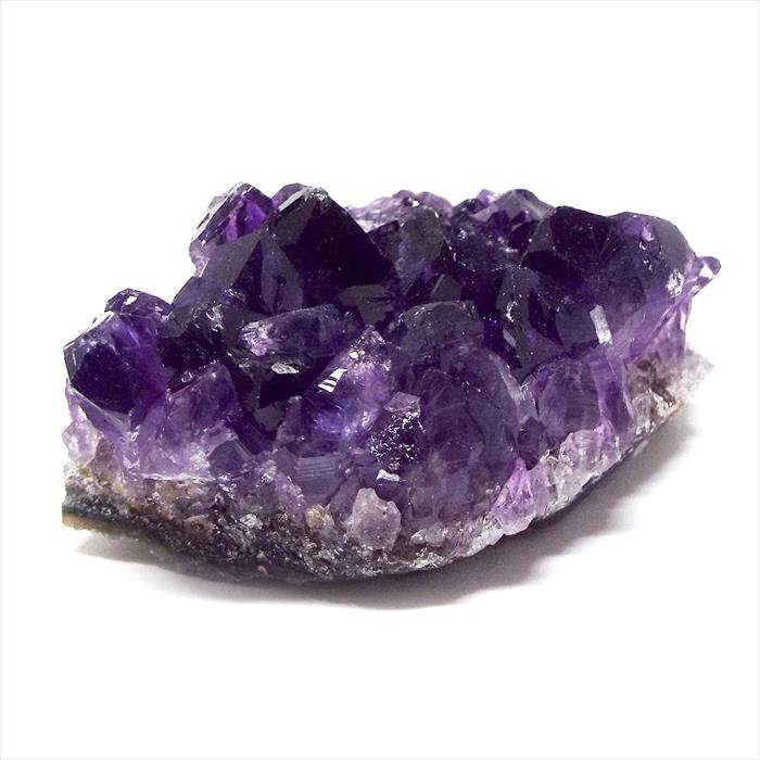 濃紫 天然石 ウルグアイ産 アメジスト クラスター 原石 置物 インテリア パワーストーン 天然石 UC592_画像2
