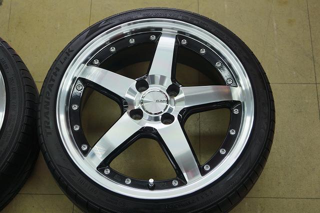 送料無料【中古 SET】165/45R16 TOYO トランパス Luk 21年 632 LOXARNY ロクサーニ グラスターファイブ 4H100 6J+45 カスタムスペック_画像5