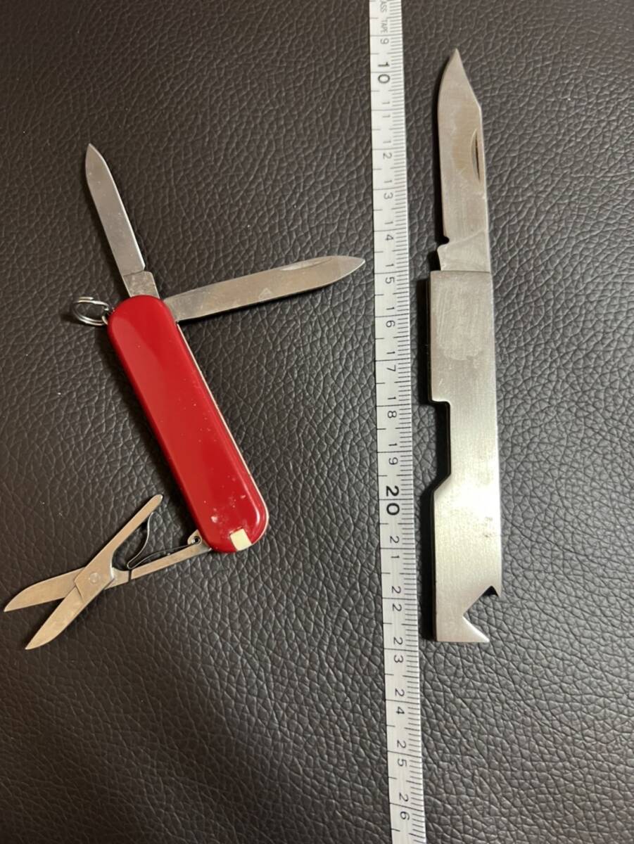 VICTORINOX(ビクトリノックス)と 小型ナイフ 栓抜き 中古の画像9