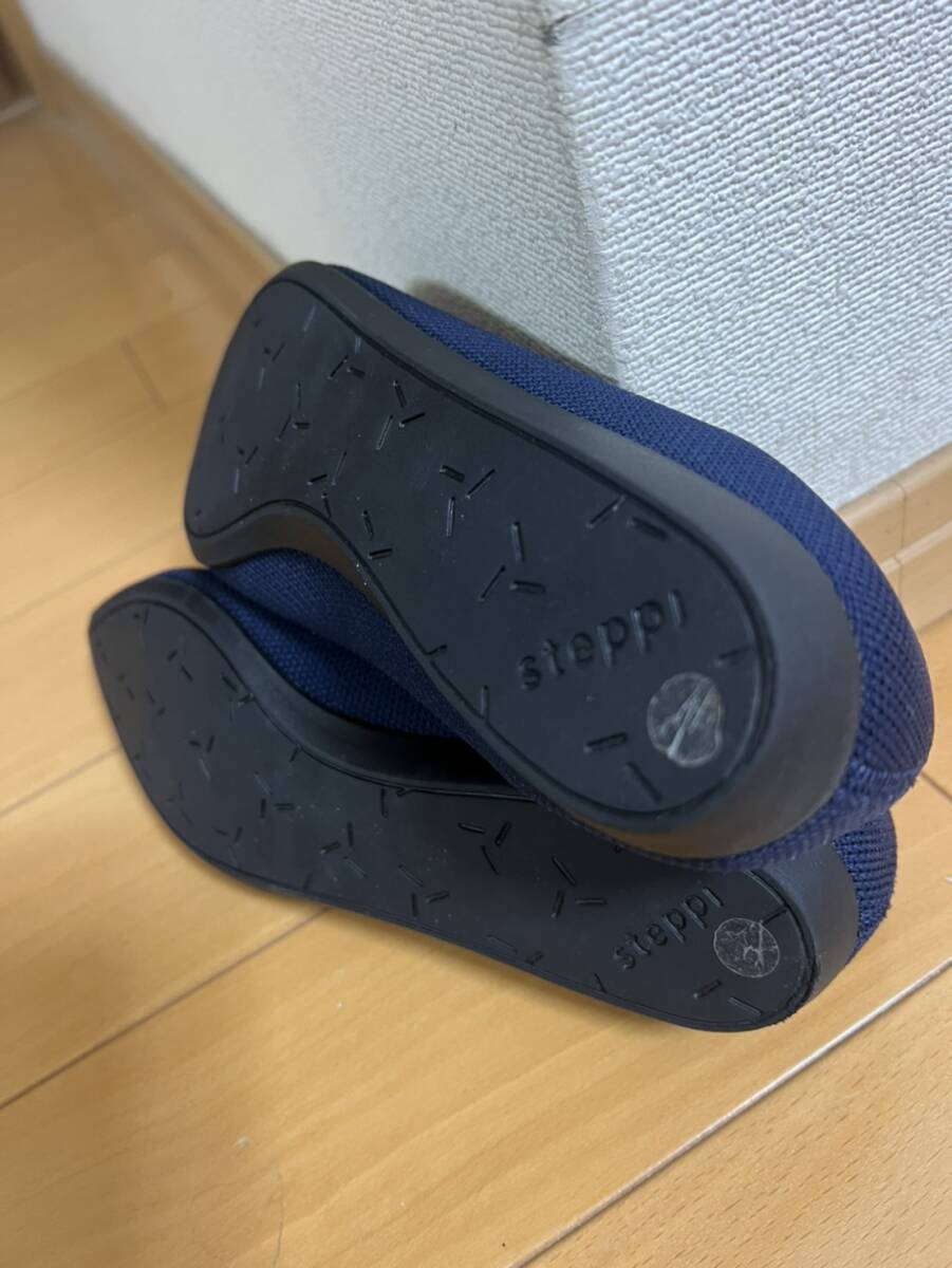 steppi unfilo ステッピ ニット パンプス ウォッシャブル パンプス 23cm/23.5cm? 紺色 中古_画像6