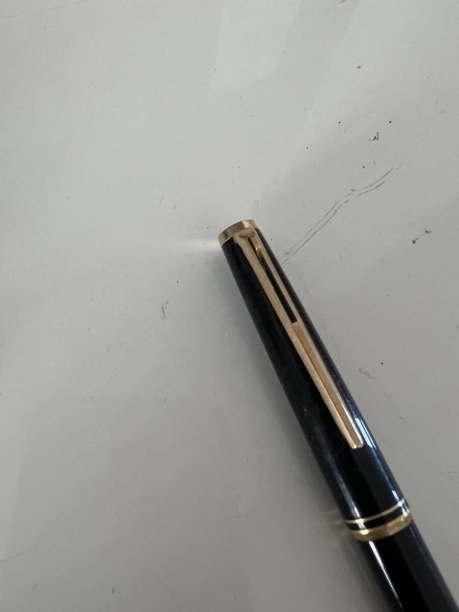 希少 レトロ ヴィンテージ MONTBLANC モンブラン ボールペン レバー インク切れ 動作良好 _画像5