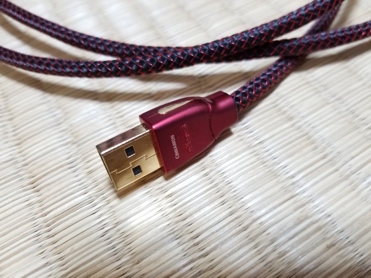 オーディオクエストaudioquest USBケーブル cinnamon シナモン（USB2.0・A-mini B）1.5m