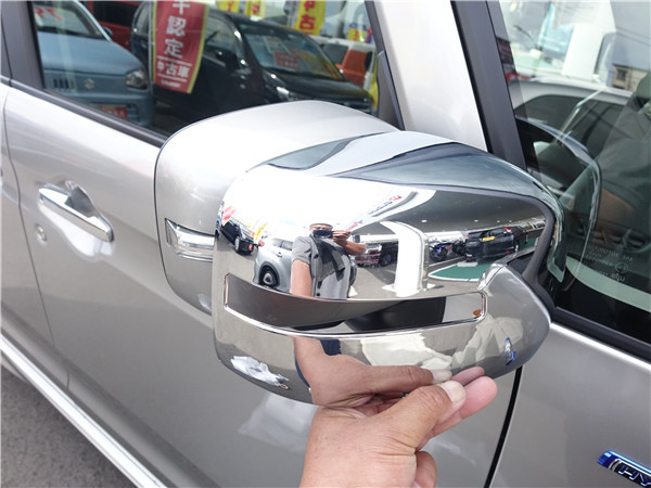  cheap selling out Suzuki Spacia custom Spacia gear Solio Every Wagon door mirror cover plating original door mirror pasting attaching 