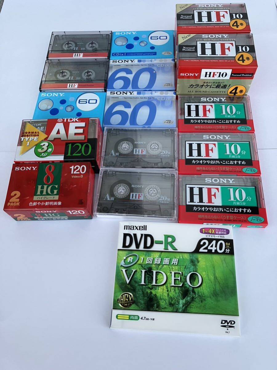 カセットテープ SONY TDK ノーマルポジション ハイポジ_画像1