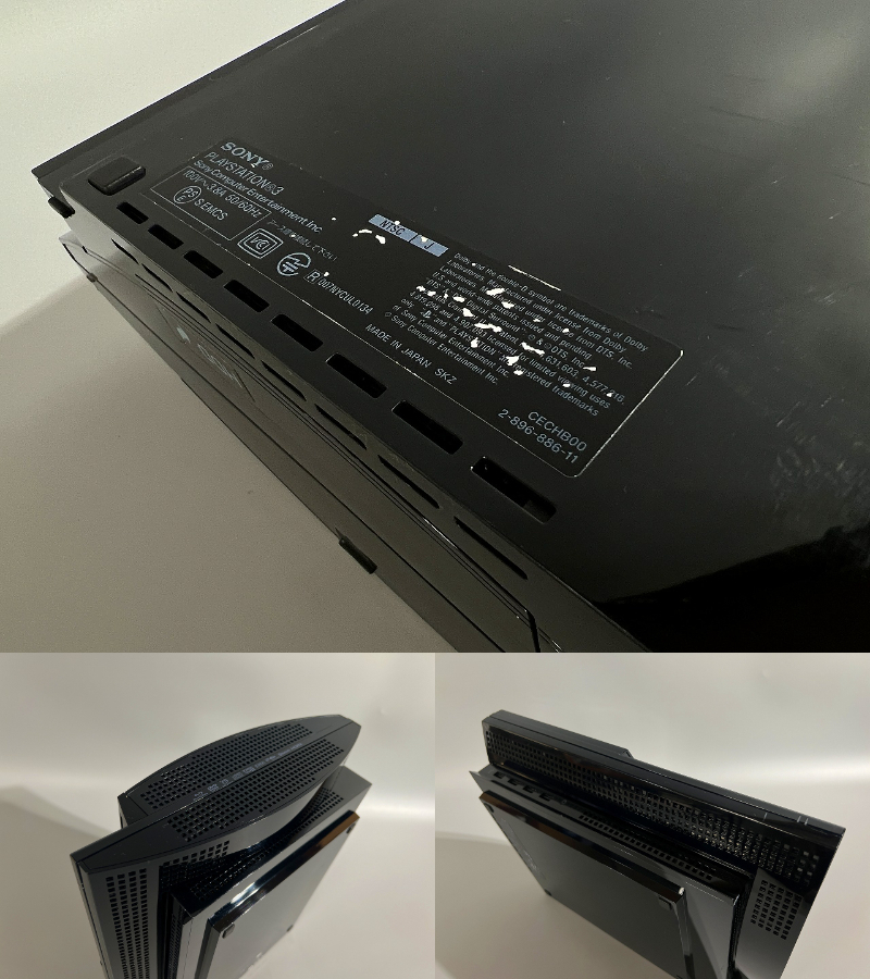 【オーバーホール完全洗浄済 HDD320GB換装】PS3 本体 初期型 CECHB00 PS2対応モデル★日本製★セット品★PlayStation 3★【240】_画像7