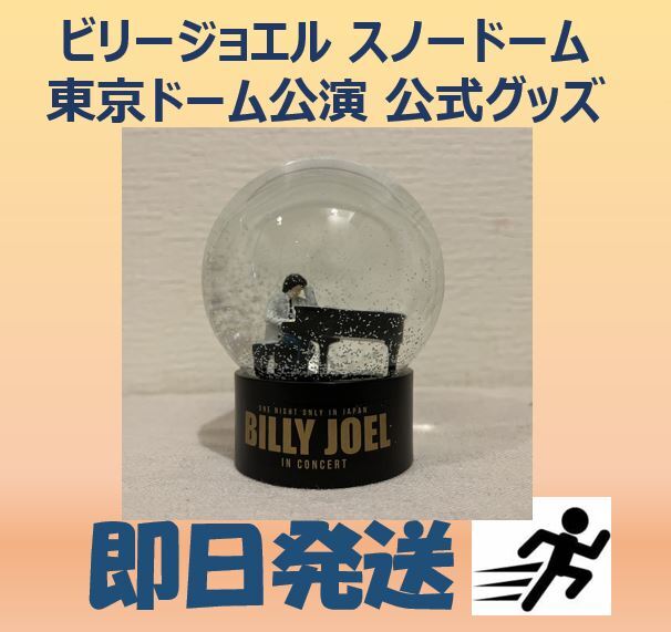 【新品/未開封】ビリージョエル スノードーム 東京ドーム公演 公式グッズの画像1