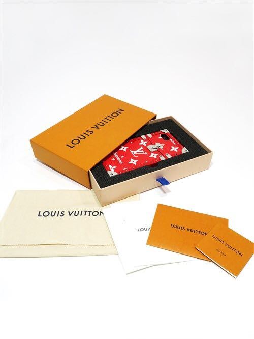 62621 Louis Vuitton ／ ルイヴィトン Supreme アイ トランク iPhone7 スマホケース_画像9