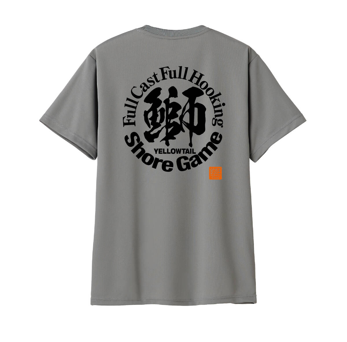 ☆ 鰤釣り漢字Tシャツ　ブリ/ツバス/ハマチ/メジロ/ジギング/ドライTシャツ