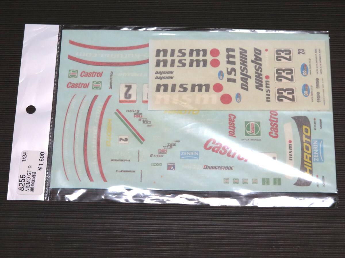 未使用★タミヤ社対応 デカール 1/24 スカイライン GT-R(R34) NISMO GT-R 鈴鹿 1000km仕様 ニスモ カルトグラフ デカール_画像2