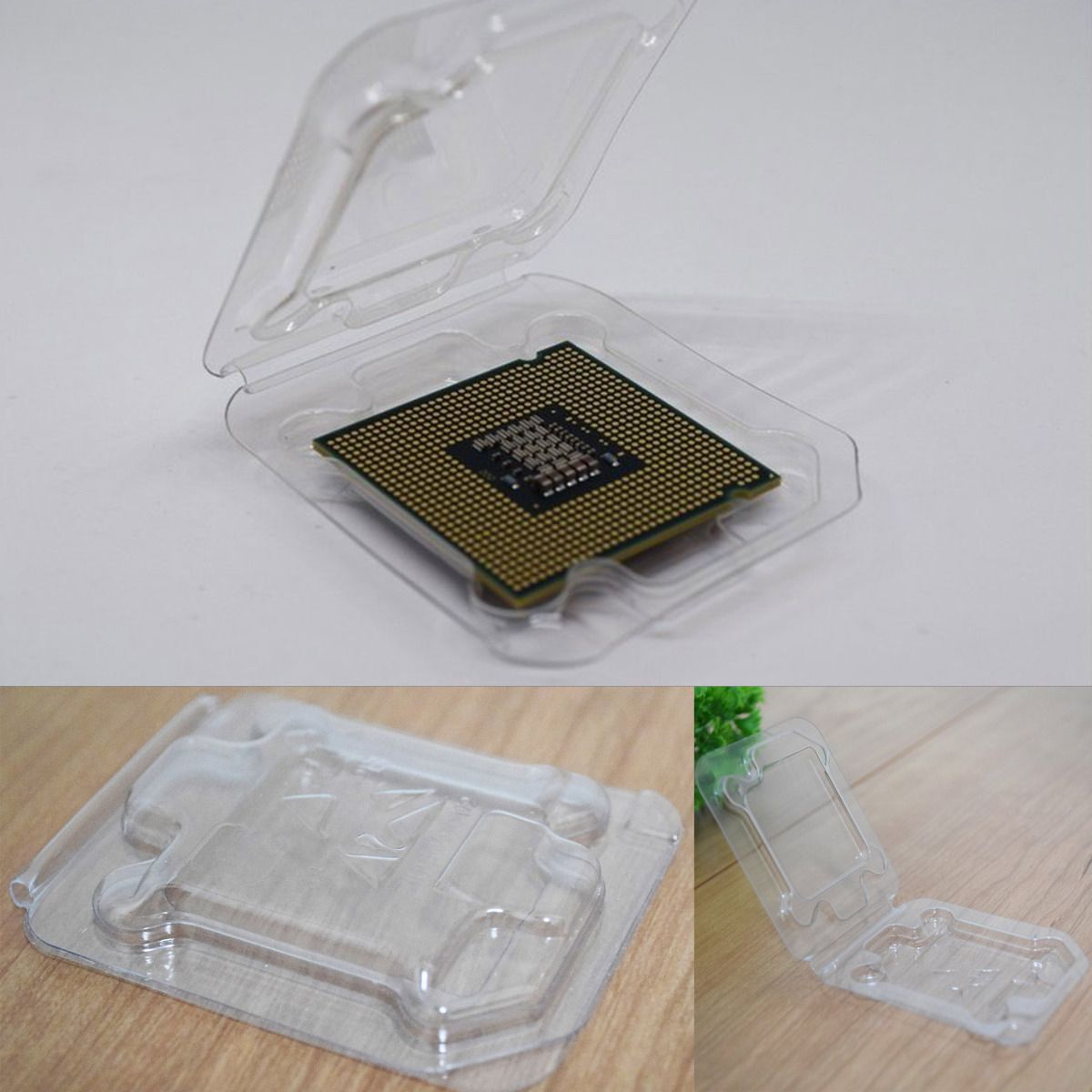 【 LGA1200 】CPU シェルケース LGA 用 プラスチック 保管 収納ケース 5枚セットの画像4