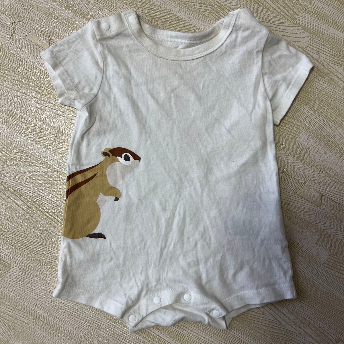 無印良品　Tシャツ　動物　ロンパース  70-80 半袖