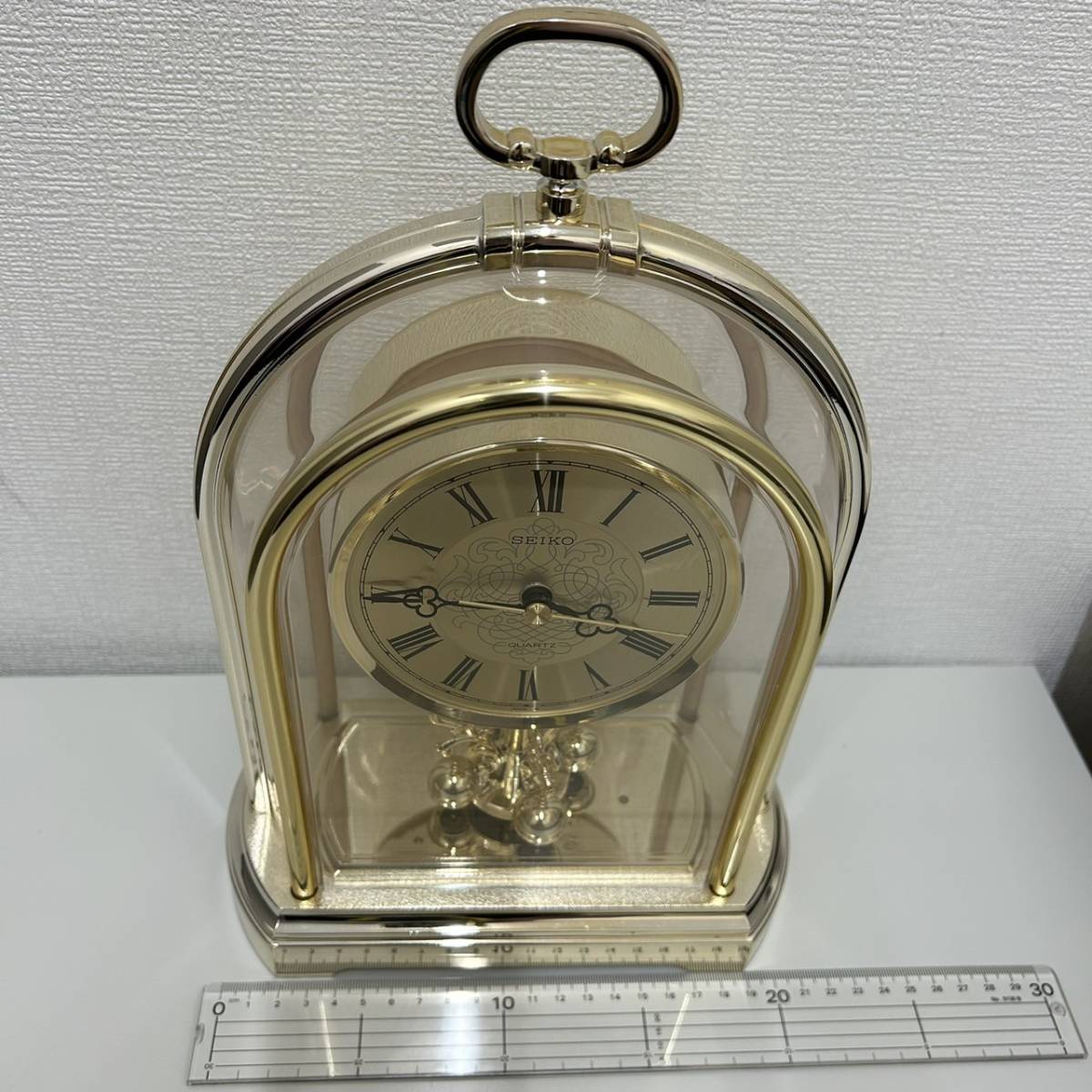 ★☆SEIKO セイコー 置時計 置き時計 クロック 電池式　稼働品#2246☆★_画像8