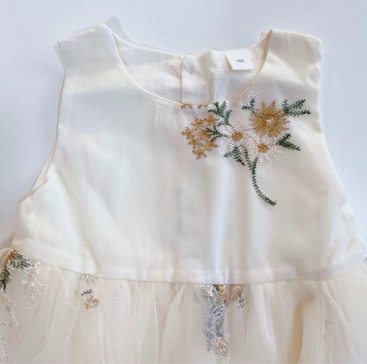 子供 ドレス 赤ちゃん 結婚式 出産祝い セレモニードレス フォーマル 子供服 ベビードレス 袖なし
