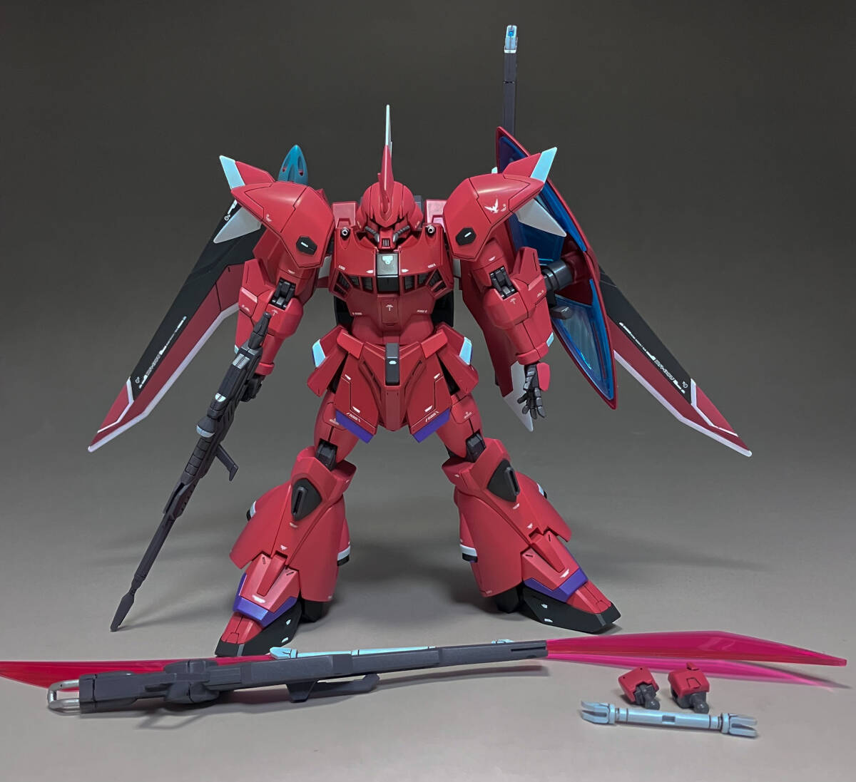 【スタイル変更】改修塗装済み完成品HG1/144ゲルググメナース　機動戦士ガンダムSEEDFREEDOM_画像3