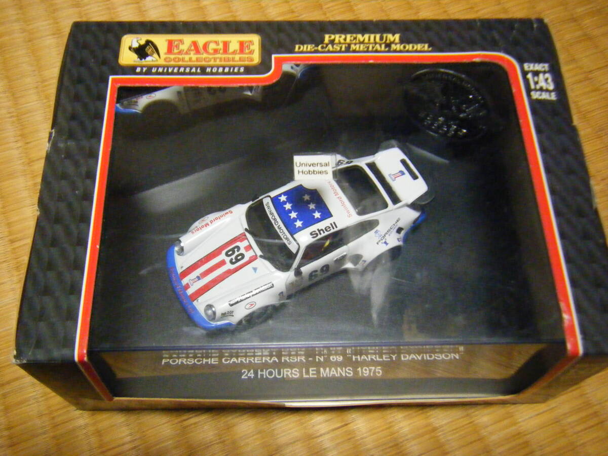  EAGLE PORSCHE CARRERA RSR #69 LE MANS 1975 ポルシェ カレラ ルマン 箱付 1/43 _画像1