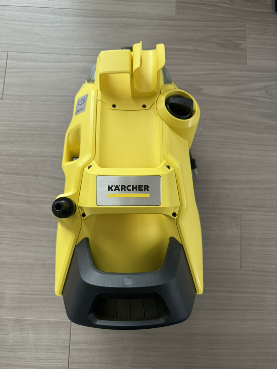 【美品】ケルヒャー(Karcher) 高圧洗浄機 K3 サイレント プラス ベランダ(60Hz) 1.603-203.0 イエロー おまけ(水道ホース・延長高圧ホース)_画像3