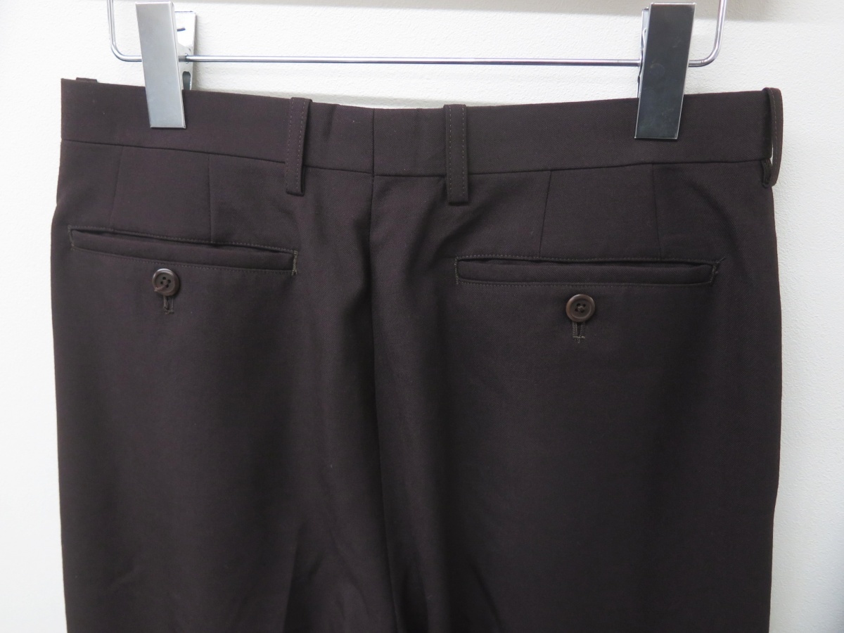 LAD MUSICIAN ラッドミュージシャン 2223-556 23SS 2TUCK WIDE SLACKS スラックスパンツ　美品_画像4